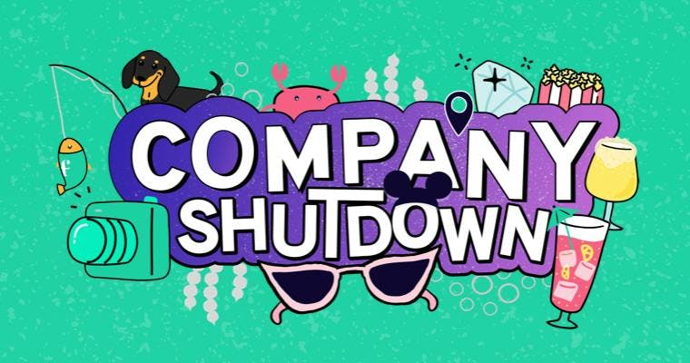 What are company-wide shutdowns and how do you implement them?