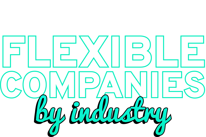 The most flexble companies by industry, 2023